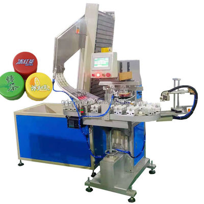 Máquina de impressão elétrica da almofada da cor da impressora 220V 500W da almofada do controle do PLC multi