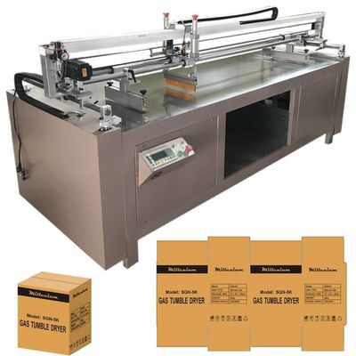 máquina de impressão do tela plano de 220V 3.5KW para papel ondulado da caixa da caixa